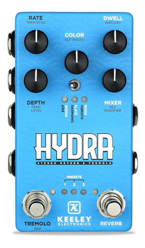 Pedal Keeley Electronics Hydra Stereo Reverb & Tremolo