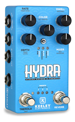 Pedal Keeley Electronics Hydra Stereo Reverb & Tremolo