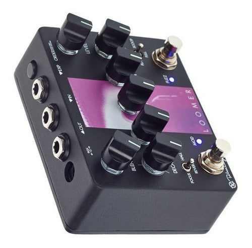 Pedal Keeley Loomer Fuzz Reverb Reverse Made In Usa Preto